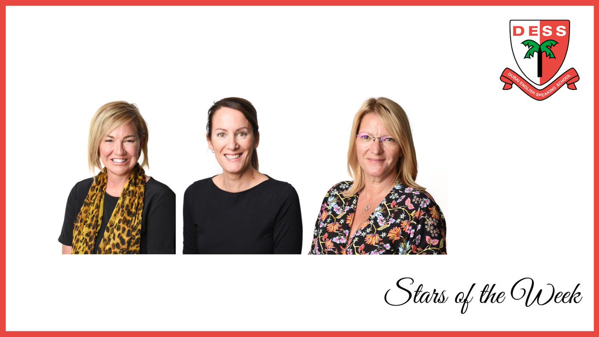 To celebrate some of our committed people here at DESS, our #DESSstaffstars of the week are Tracey, Maria E and Maria H. #WellDone #TeamDESS