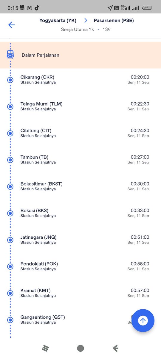 Bagus_Satub's tweet image. Suka sama fitur #kaiAccess @KAI121 yang ini, bisa live tracking jadinya gak perlu bertanya tanya sampai dimana.