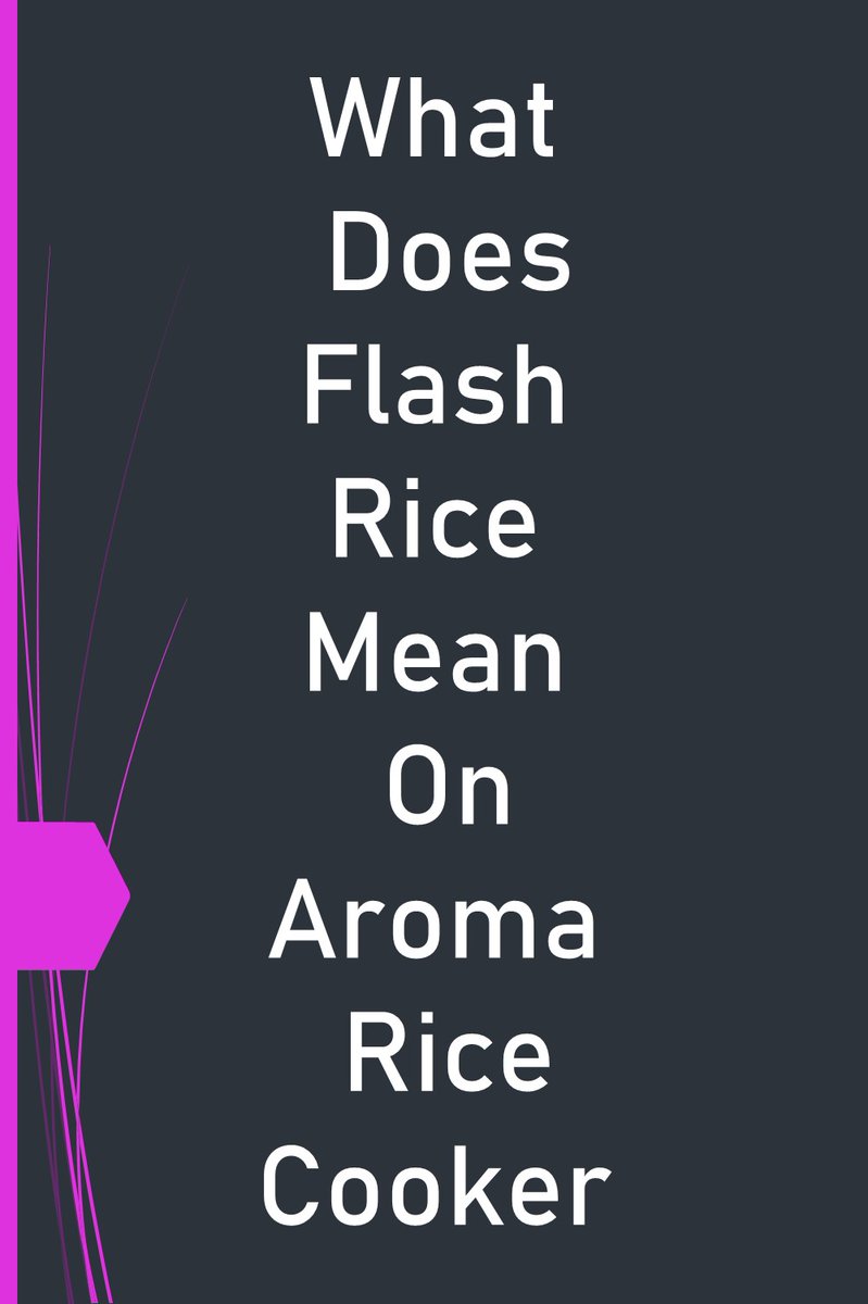 dining__kitchen's tweet image. Just discovered the "Flash Rice" feature on my Aroma rice cooker, and I'm intrigued! 🍚🔥 Can someone please enlighten me on what this means and how it improves rice cooking? 🤔
dining-kitchen.com/flash-rice-on-…

 #FlashRiceMystery #AromaRiceCooker #RiceCookingTips