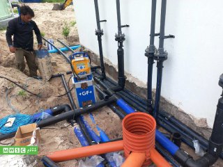 MWSC_Official's tweet image. N. Maafaru Water &amp;amp; Sewerage Project: Water &amp;amp; sewerage network pipe-laying works, tank erection works and house connection works have been completed. RO Plant and pump-station electromechanical works are in progress.

#MWSCAsaasee #MWSCProjects