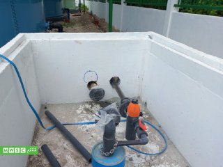 MWSC_Official's tweet image. N. Maafaru Water &amp;amp; Sewerage Project: Water &amp;amp; sewerage network pipe-laying works, tank erection works and house connection works have been completed. RO Plant and pump-station electromechanical works are in progress.

#MWSCAsaasee #MWSCProjects