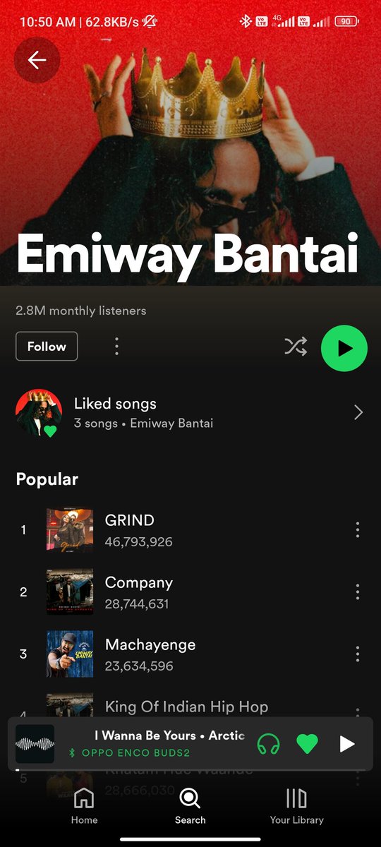 "bina diss kiye , poke kiye gana zara daal , bina promotion video nikaal fir dekhta hu hype tera 🤡" 

Kr$na just surpassed the grind , company , machayenge wala "desh ka no.1 rapper" by an all hip hop discography and still doesn't boasts shit.