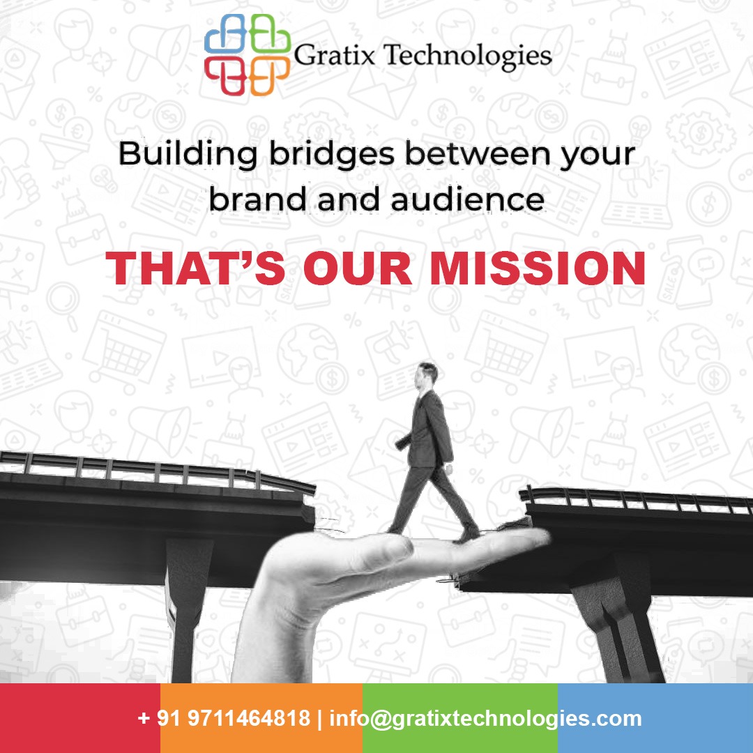 GratixTech's tweet photo. We're here to bring you closer to your audience because your brand's journey is their journey. Let's bridge the gap together. 👍🏻
For any digital marketing services,
Feel Free to contact us at +91 9711464818
or visit our website https://t.co/retE3TS2Om

#gratixtechnologies https://t.co/OBR1eCiaj5