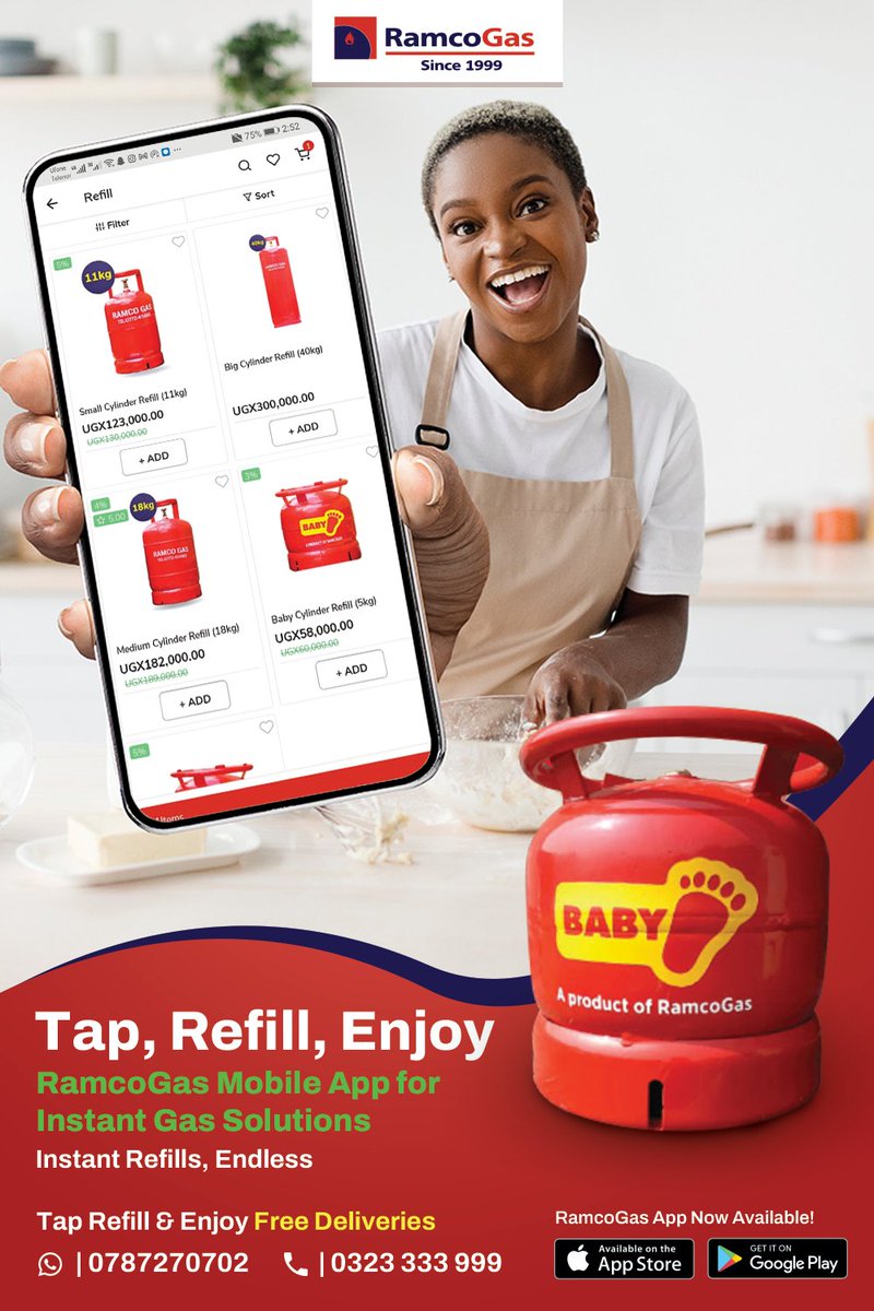 RamcoGas's tweet photo. 🔥 Embrace ultimate convenience with RamcoGas! 📲 Download our Mobile app today to explore our fantastic product range. Say goodbye to gas-related hassles and hello to seamless solutions! 💡 #RamcoGas #Convenience #GasSolutions" https://t.co/KS4pX3hRiq