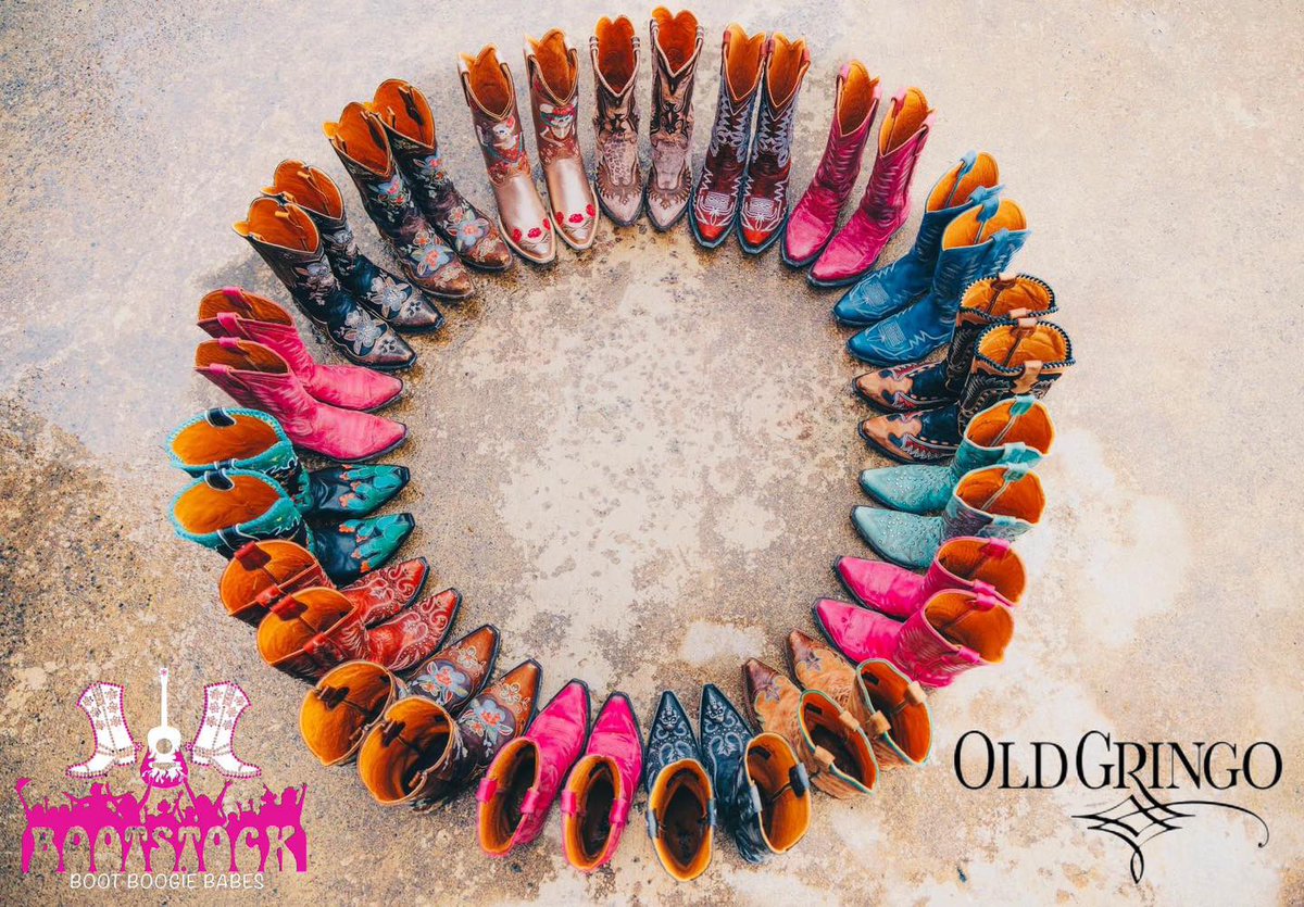 BootBoogieBabes's tweet photo. Old Gringo Boots π The π«Άπ½ of our festival fashion π We're thrilled to have them as an official sponsor for #2023BootStock π€© https://t.co/M3uWX335Ve