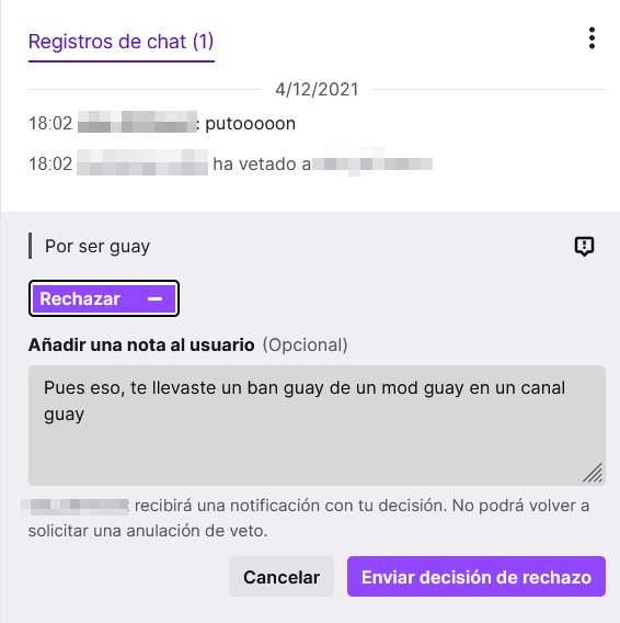 JoGonBa's tweet photo. Y digo yo que por qué no intentar ser guay regalando 50 subs, o donando 100 pavos, pero por el motivo que sea eso casi nunca se les ocurre #Twitch #Moderatorsbemoderating https://t.co/71JLNGmmpL