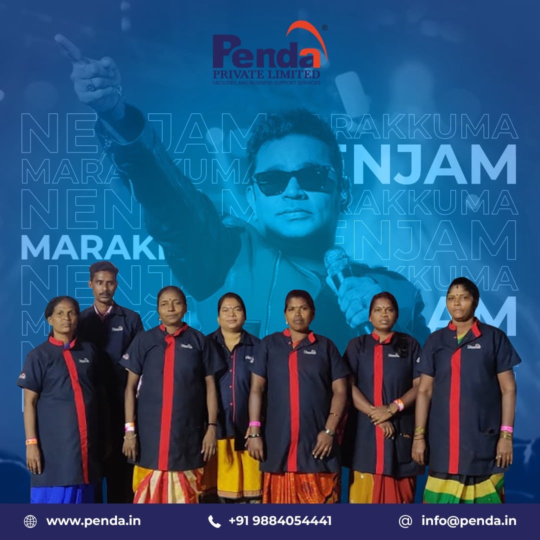Harmonizing Safety: Our team's flawless performance in securing the AR Rahman's concert ensured that every note was heard without a worry.
.
.
.
#ARRahmanLive #MarakkumaNenjamConcert #MusicalMagic #SoulfulMelodies #LiveMusic #Rahmaniacs #Housekeeping #Security #Pendasecurity