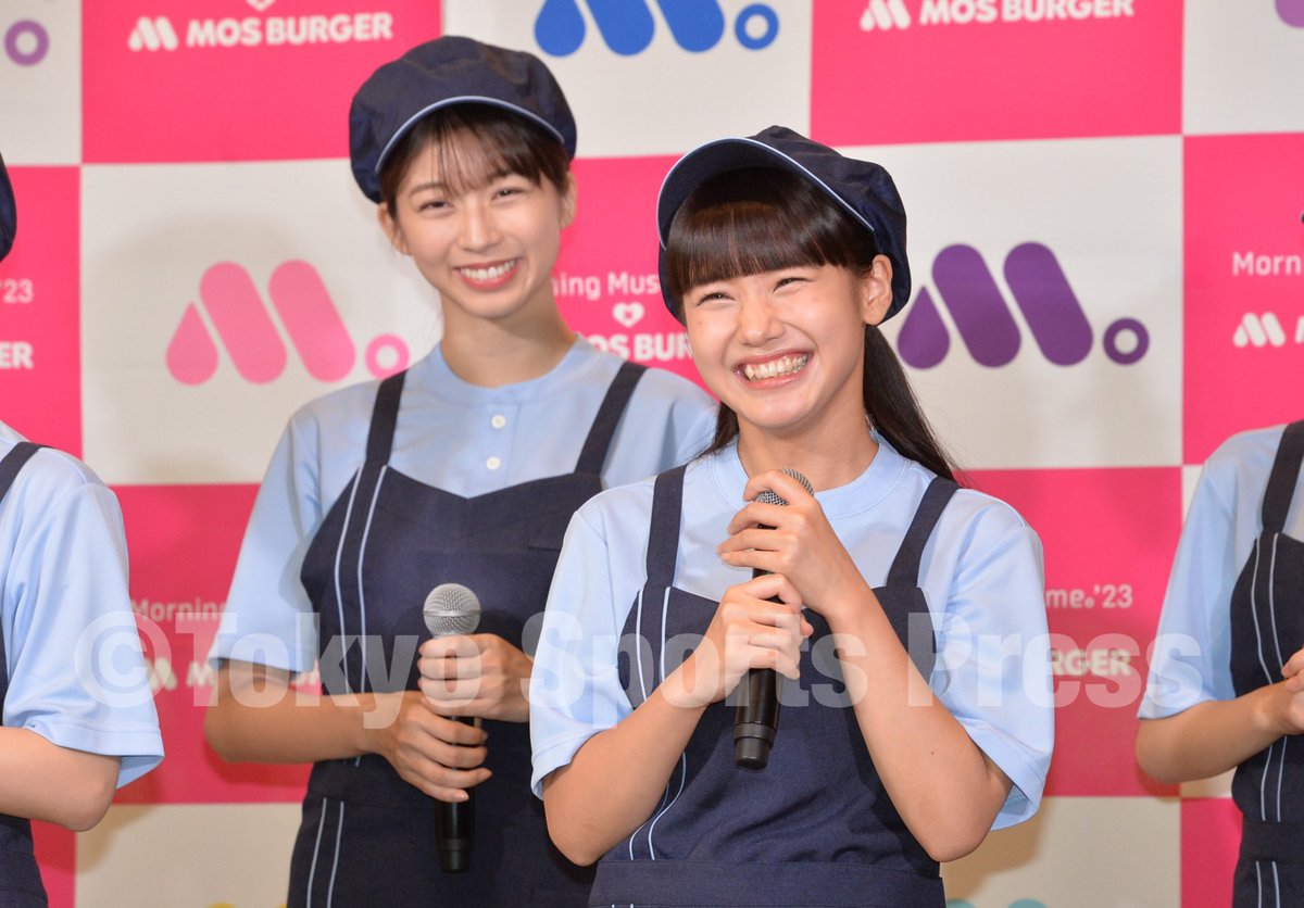 芸能】「モーニング娘。'23」がモスバーガー制服で登場 新加入の
