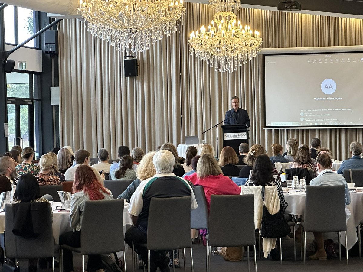 Day 2 of <a href="/_ADAAustralia/">ADA Australia</a> staff training continues with a presentation by Richard Fidler on his learnings from hosting conversations on <a href="/abcnews/">ABC News</a>  - the art of supporting people to tell their stories. #HumanRights #Advocacy