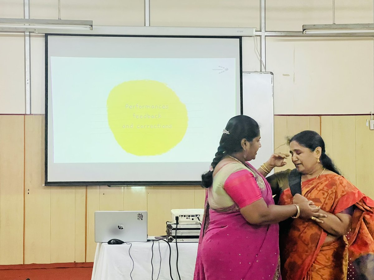 Nalandaway's tweet photo. An amazing day with Govt school teachers! NalandaWay's "Life Skills through Musical Theatre" project teaches vital life skills through #art &amp; #theater to adolescents. Teachers not only trained but also performed in topics like #mobileaddiction , #bullying , #drugabuse  and more https://t.co/4owrdCkL4U