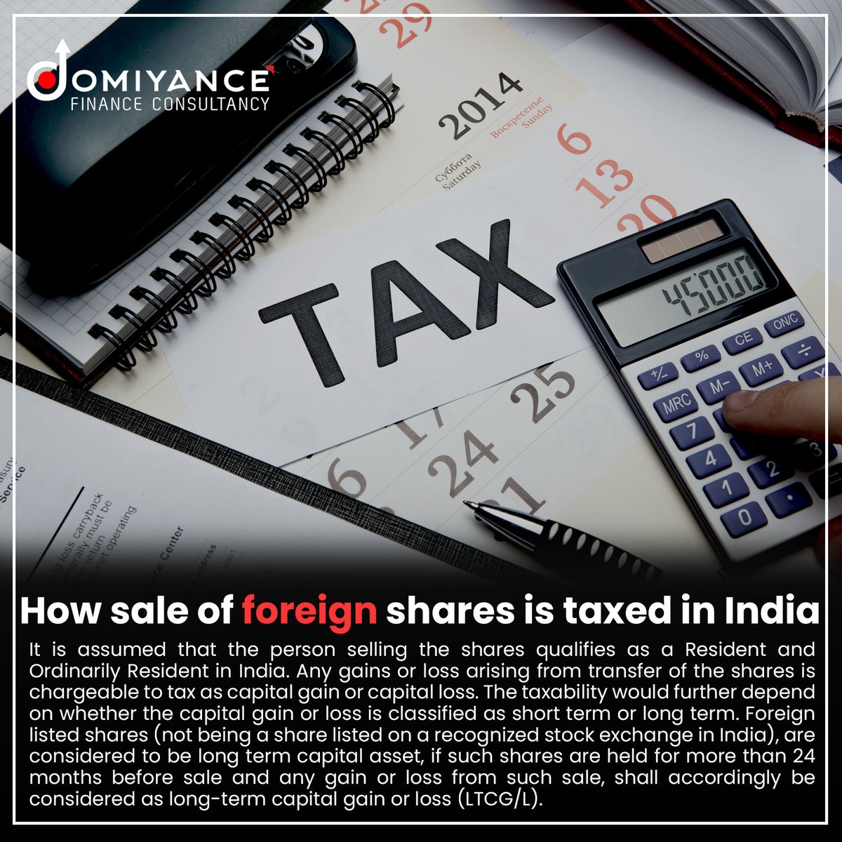 Domiyance_LLP's tweet photo. How sale of foreign shares is taxed in India
#domiyance #domiyancefinance #foreign #foreignshares #LatestNews https://t.co/LIQfYx45wZ