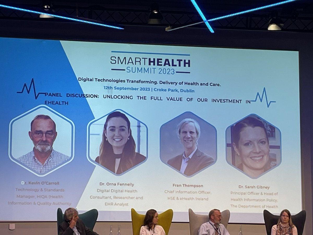 joemcguigan's tweet photo. So proud to present Lancashire and South Cumbria shared care record at the #SmartHealthSummit2023 as they start their important journey towards a national Irish shared record by 2030 and great to see their innovative practice #nhs @NHSDigital @NHSEngland @RoyLilley https://t.co/XX2tVZL3xd