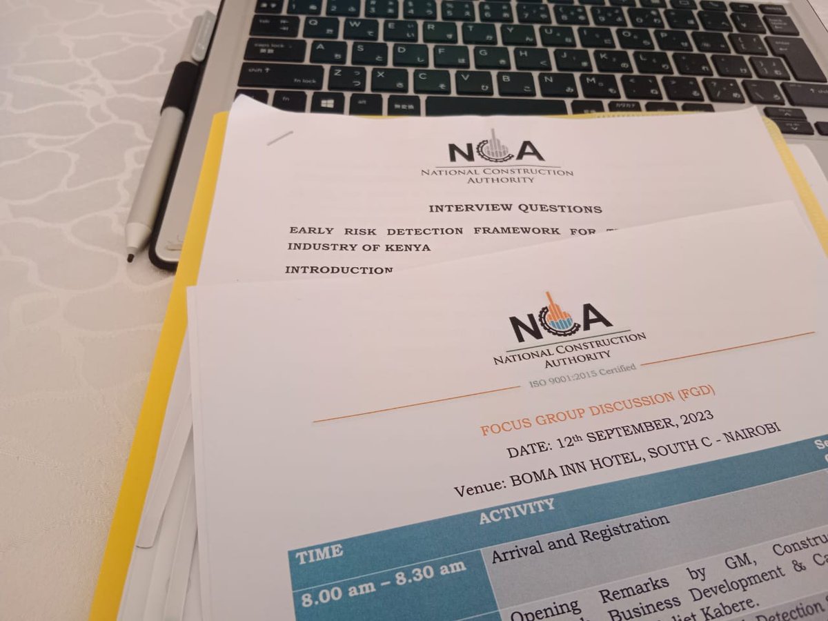 Joseph Alot (CEO - RACECA) attending an <a href="/ncakenya/">National Construction Authority</a>  Focus Group Discussion Forum on Early Risk Detection Framework for the Construction Industry. We applaud NCA on such efforts that will shape the future and ensure quality assurance processes of construction industry regulators.