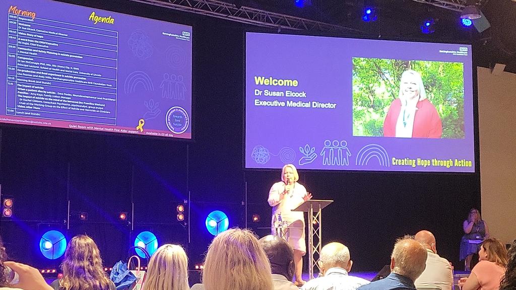 hayley_darn's tweet photo. Dr Sue Elcock opening our suicide prevention conference today #creatinghopeNottsHC https://t.co/Yd7mOJwYs2