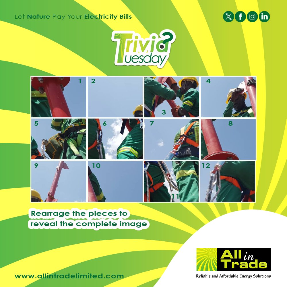 Allintrade's tweet photo. Can you crack the code and piece together the hidden masterpiece? π€ We're excited to present our very first PHOTO PUZZLE CHALLENGE!
π Be the first to solve the puzzle and claim your bragging rights as the ultimate puzzle master! π₯π
#TriviaTuesday #trivia #AllInTradeTrivia https://t.co/yqETagLfHc