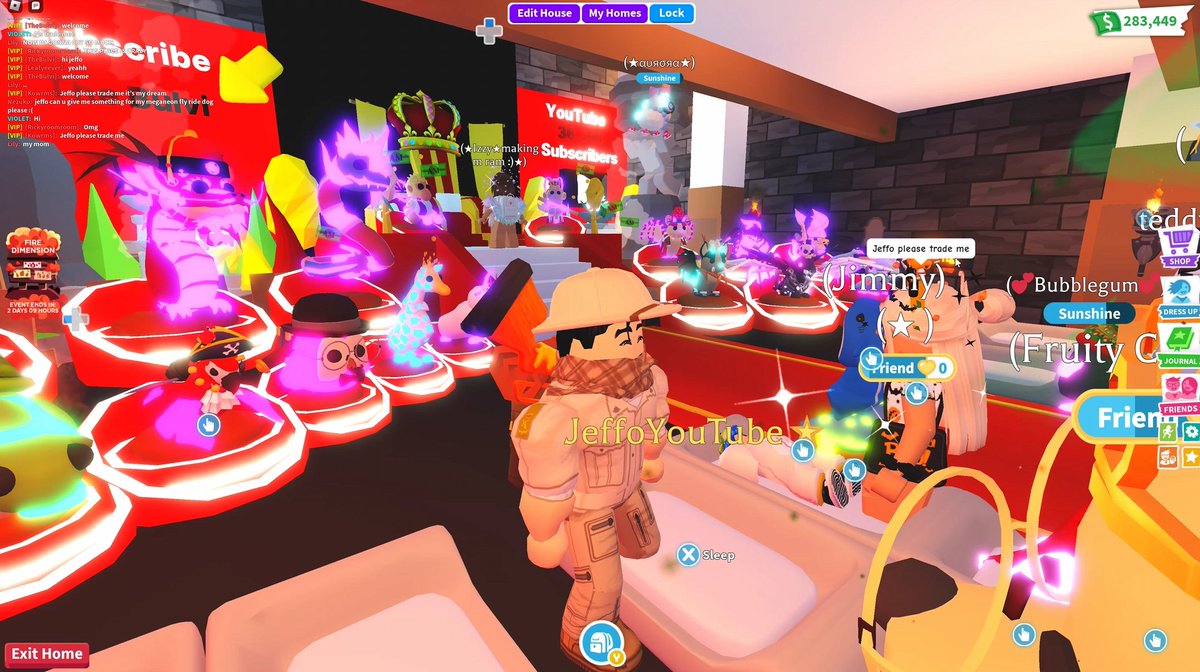 TheBulvi's tweet photo. It was fun grinding and thanks for visiting my castle @JeffoRobloxYT ๐๐ฅ
#adoptme #roblox #jeffo https://t.co/L4gh3mYMC3
