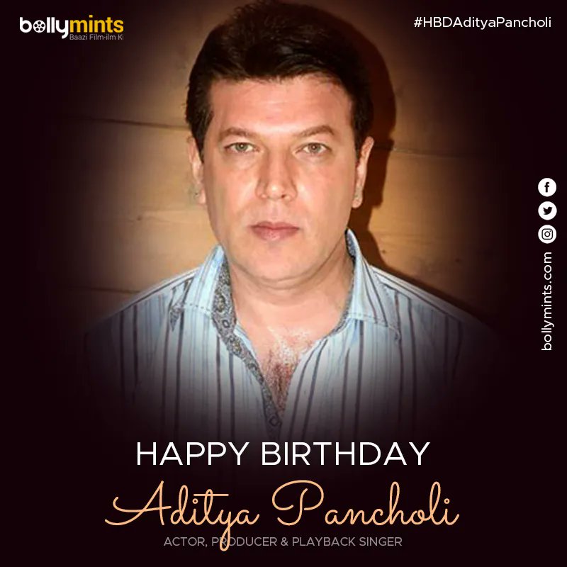 Wishing A Very Happy Birthday To Actor, Producer & Playback Snger #AdityaPancholi Ji !
#HBDAdityaPancholi #HappyBirthdayAdityaPancholi #ZarinaWahab #SoorajPancholi #SanaPancholi