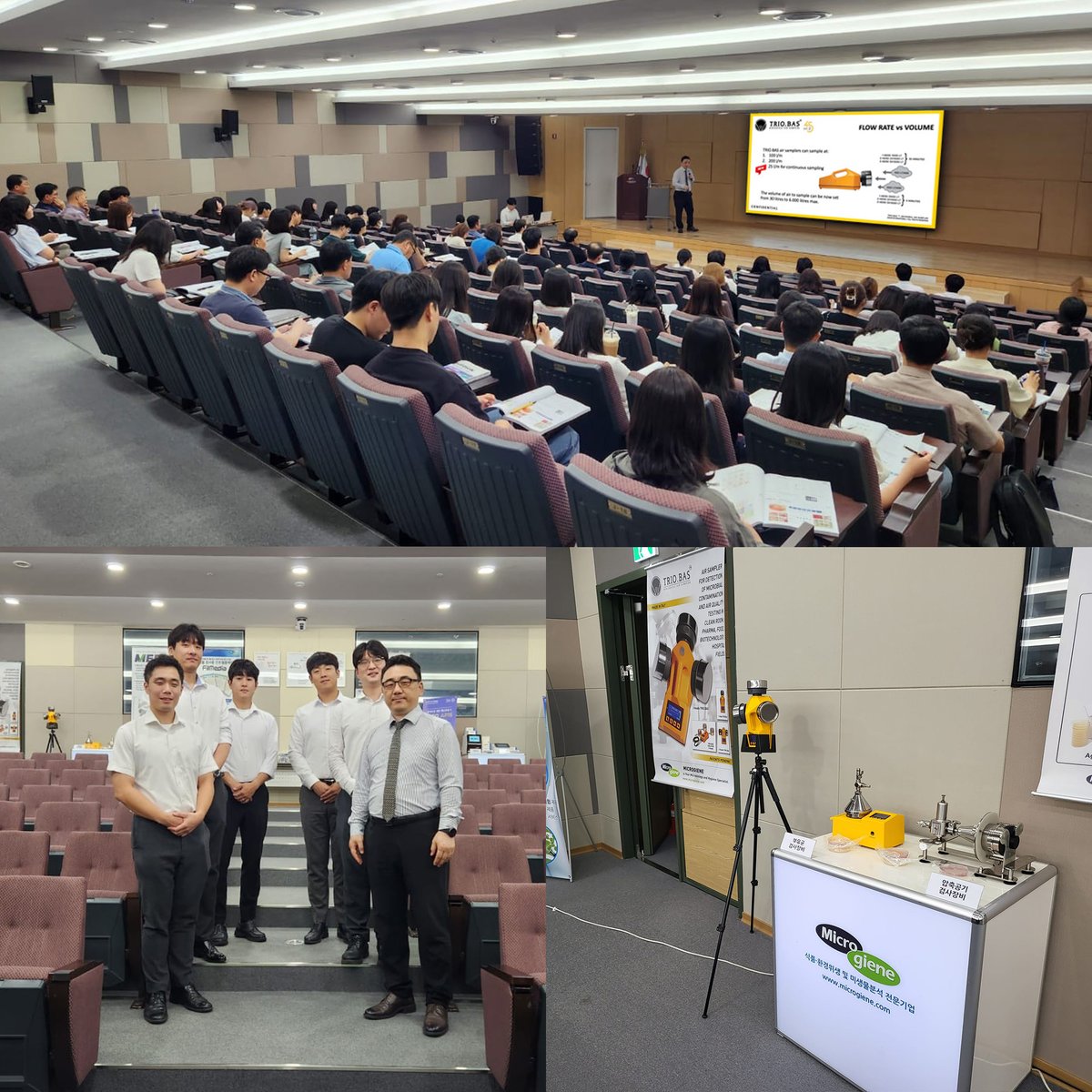 We never stop!
Food Microbial Quality Control Seminar #SouthKorea2023
Link -> ow.ly/e3Nk50PJmGg
-
#triobas #airsampler #activeairsampling #microbiological #environmentalmonitoring
