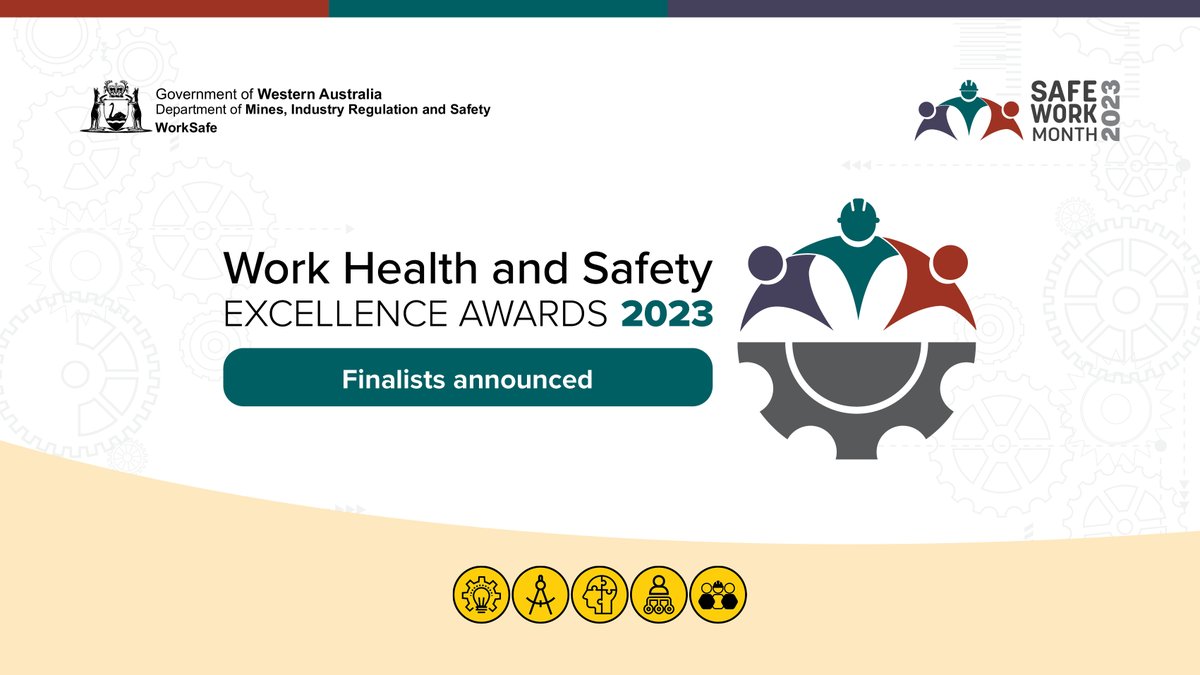 🏆WorkSafe is proud to announce the 26 finalists in the 2023 Work Health and Safety Excellence Awards.🎉 The winners will be announced at the Awards ceremony on Friday 27 October. See the full list of finalists. ow.ly/2Wmh50PKpeG #finalists #healthandsafety #innovation