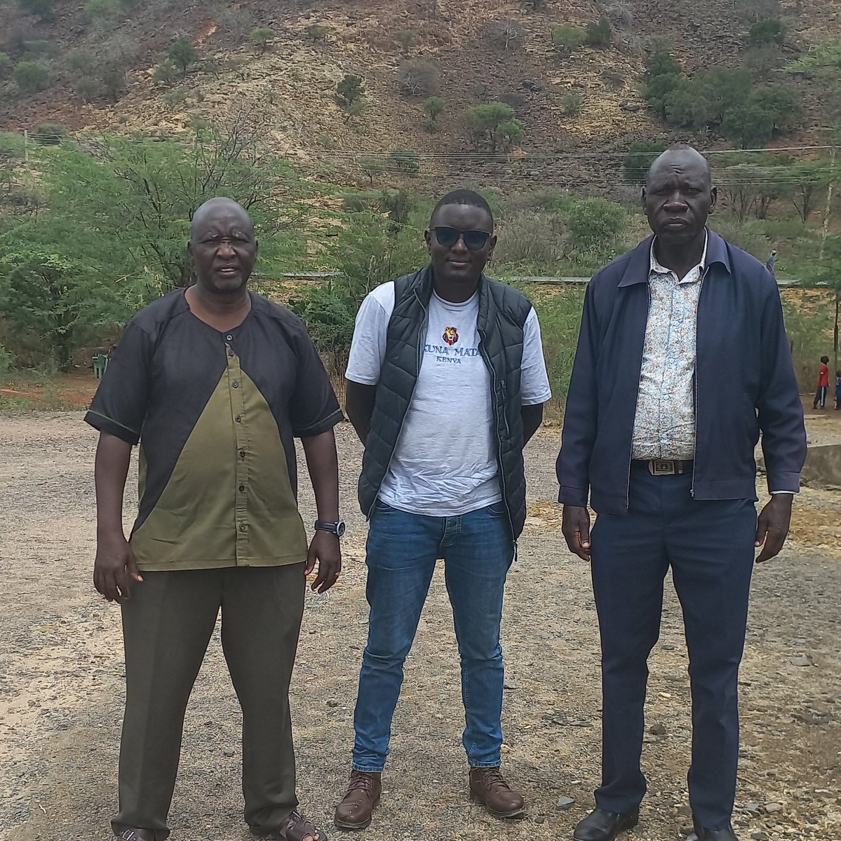 TonyMwebia's tweet photo. He was once very popular and powerful during the Moi regime,to my my left, a tall guy Joseph Lotodo and on my right Bishop Yussuf of AIC Chemolingot.
Last week I traversed #BaringoCounty on @MenEndFGM fact-finding mission! Something is boiling... soon cooking!
#MenEndFGM #EndFG https://t.co/GSr6nViqwR