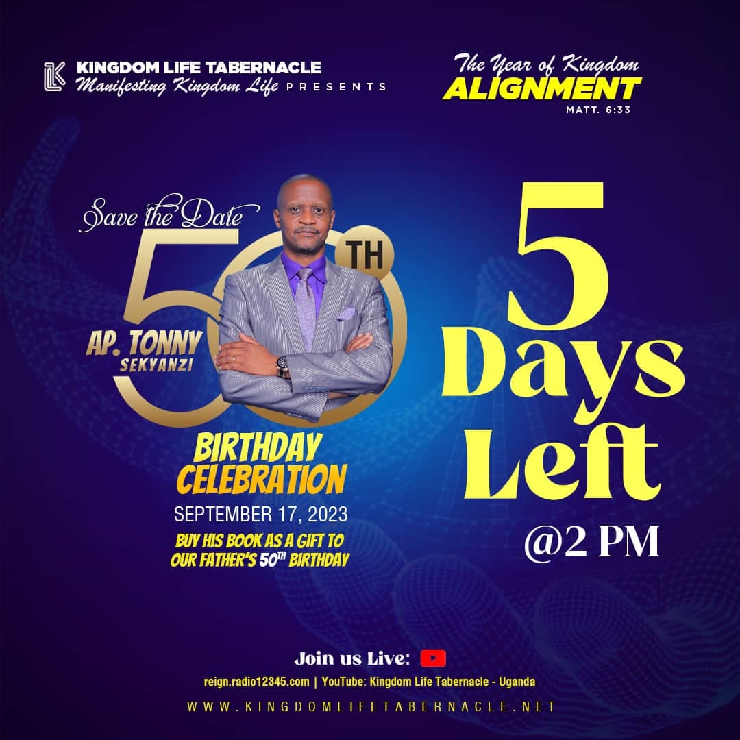klt256's tweet photo. Join us in the countdown to this incredible day of wisdom and inspiration. Don't forget to grab a copy, #SPIRITUALINTELLIGENCE  for just 50,000 UGX! to embark on a journey of enlightenment and growth.

Order now: https://t.co/521NvuGQqQ

#ApostleTonnyAt50 #CountdownTo50 https://t.co/XkfS8fImjr