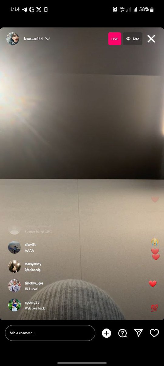 starfess's tweet photo. star lucas live ig, kangen bgt sumpa kek udh lama galiat dia muncul😭😭😭😭😭😭😭😭😭 https://t.co/FQyGDbF9UA