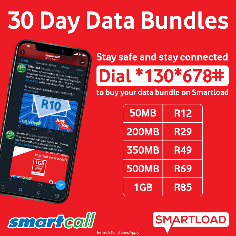 SmartcallVSP2's tweet photo. Give your customer MORE with Vodacom 30-day bundles. Purchase any of these bundles on #Smartload *130*678#| #SmartloadApp| Smartcall Online to activate the #VodacomVSP2 SIM.

#VodacomVSP2 #SmartcallPowerBoost https://t.co/E3IU0pMCsZ