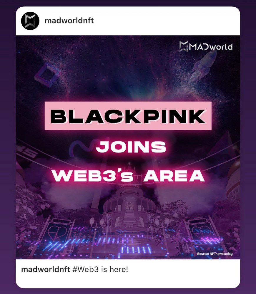 First information from MAD world about an exciting project😏💓🖤