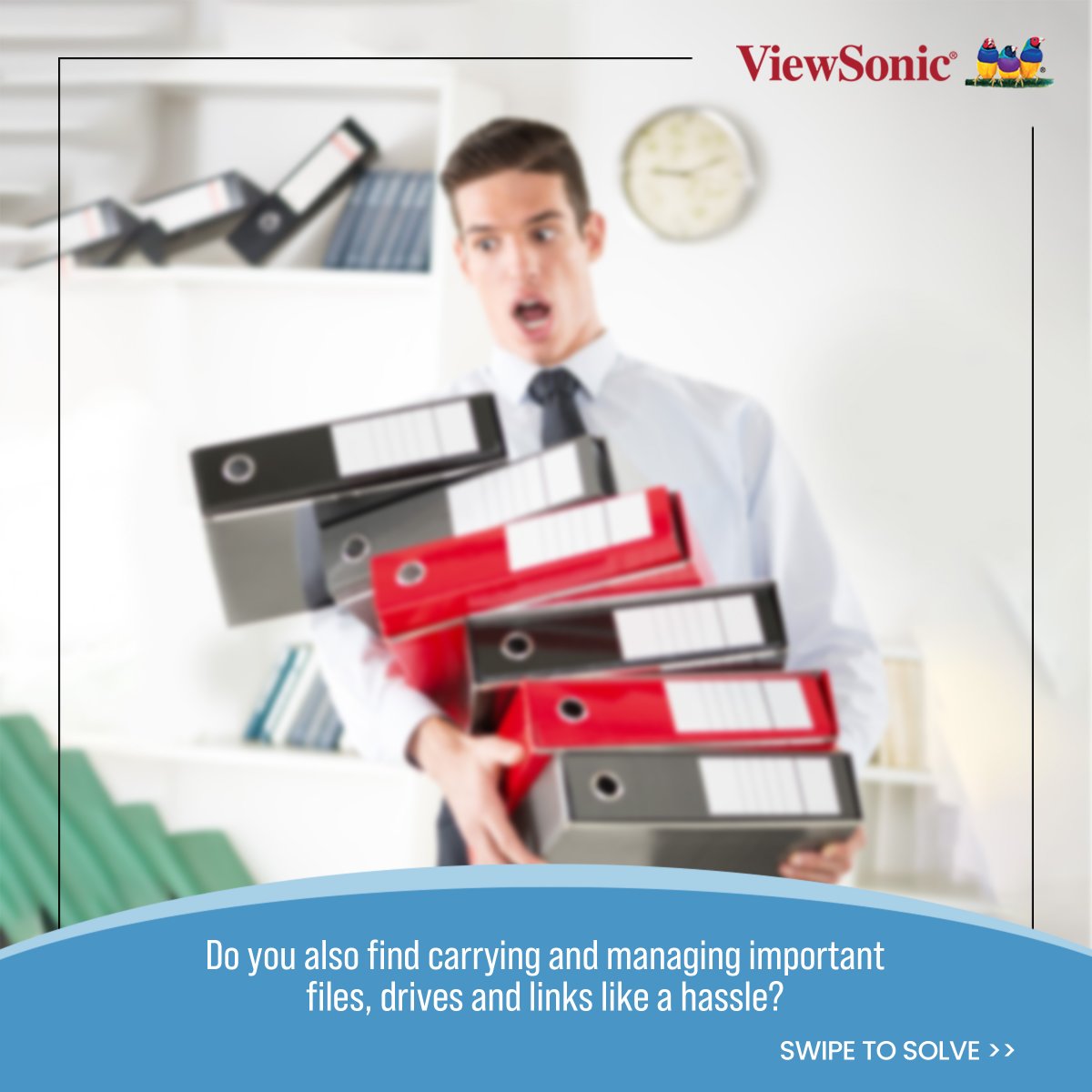 IndiaViewsonic's tweet image. Ever struggled with keeping track of files, drives, and links? 🤯
IFP50-5 Series comes integrated with myViewBoard with the power of the cloud. Carry all your important work at the tip of your fingers. 
Check it out now!

#ViewSonic #ViewSonicIndia #SwipeToSolve #swipeformore