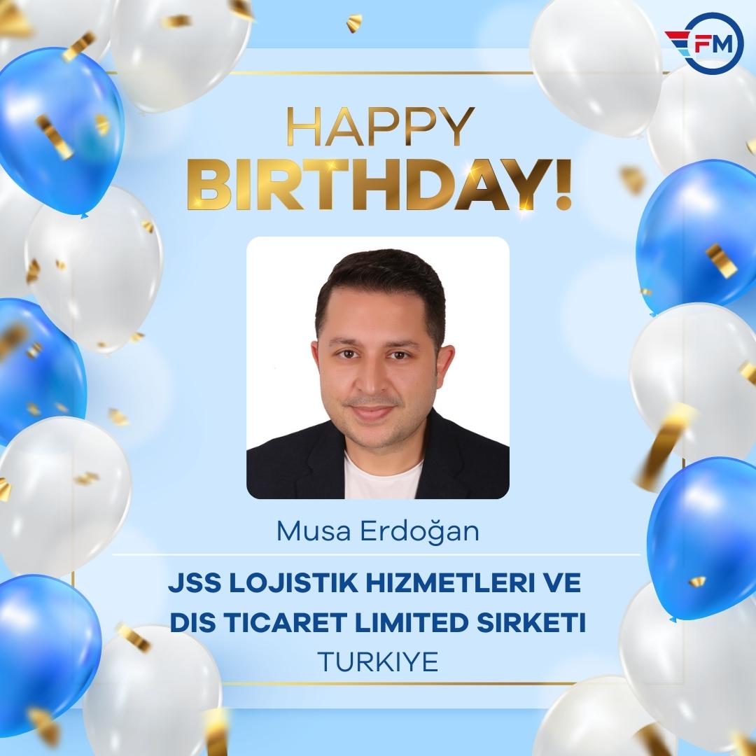 freightmidpoint's tweet photo. Happy birthday to our member Musa Erdogan from JSS LOJISTIK HIZMETLERI VE DIS TICARET LIMITED SIRKETI, Türkiye. We wish him many years filled with health, love, happiness and success.
#freightmidpoint #freightforwarding #logistics https://t.co/NM15LQtTgt