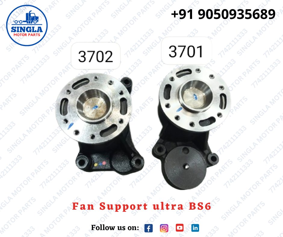 Fan Support ultra BS6
----
singlamotorparts.com/product/fan-su…
All types of light commercial and heavy vehicle parts are available here, Call or WhatsApp: 077421 11333
#SinglaMotorParts #fansupport #Ultra #BS6 #spareparts #heavyvehicleparts