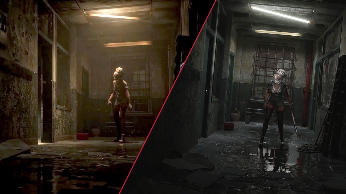 Silent Hill 2 Remake | The same corridor in the trailer and screenshot