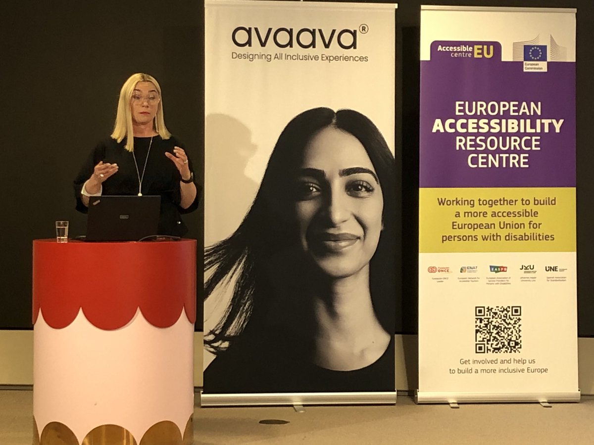 Terhi Tamminen avasi AccessibleEU-hankkeen esittely -seminaarin