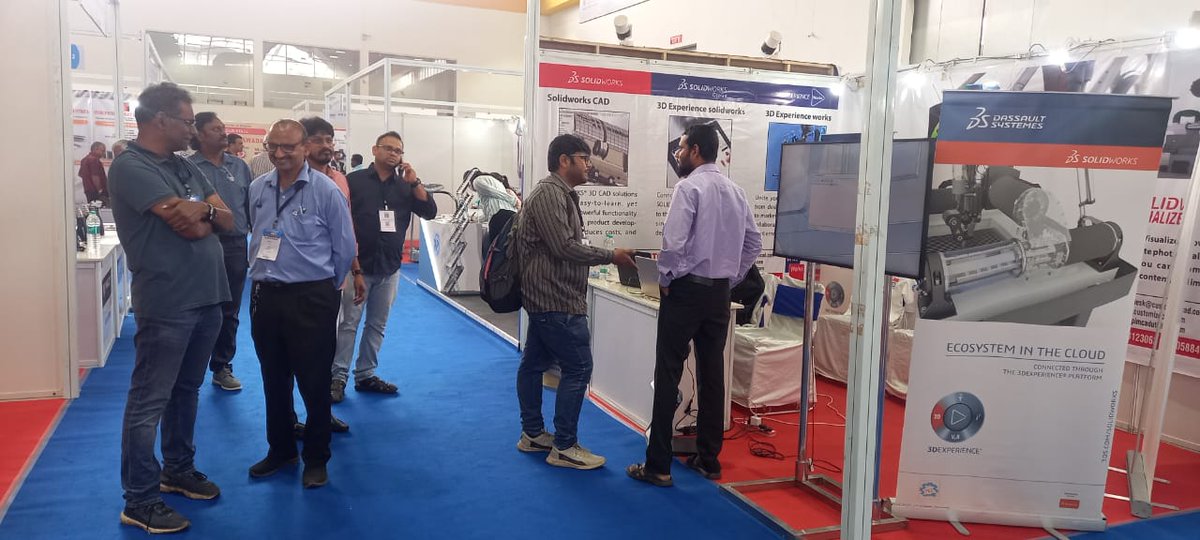 customizecad's tweet photo. Thank you all for visiting our INDUS EXPO Trade Show stall and making it a grand success. https://t.co/5CP1jwelxl