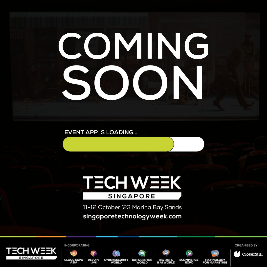EXCITING NEWS!!! We are pleased to announce the NEW Tech Week Singapore 2023 App will be available for download soon! 
 
The Tech Week Singapore App will enable you to plan your two days with the latest show updates, networking, bookmarking conference sessions and exhibitors!