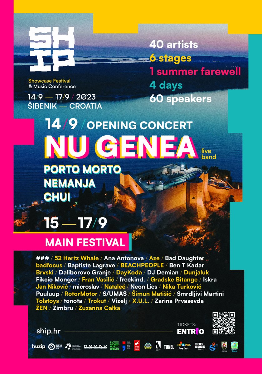 Happy to be part of this amazing lineup! See you in Šibenik in a couple of days! 

#Croatia #Šibenik #festival #NuGenea