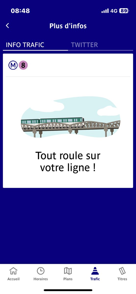 rudybancquart's tweet photo. #RATP ligne 8. Sérieusement ? https://t.co/3dqCBkw8iU