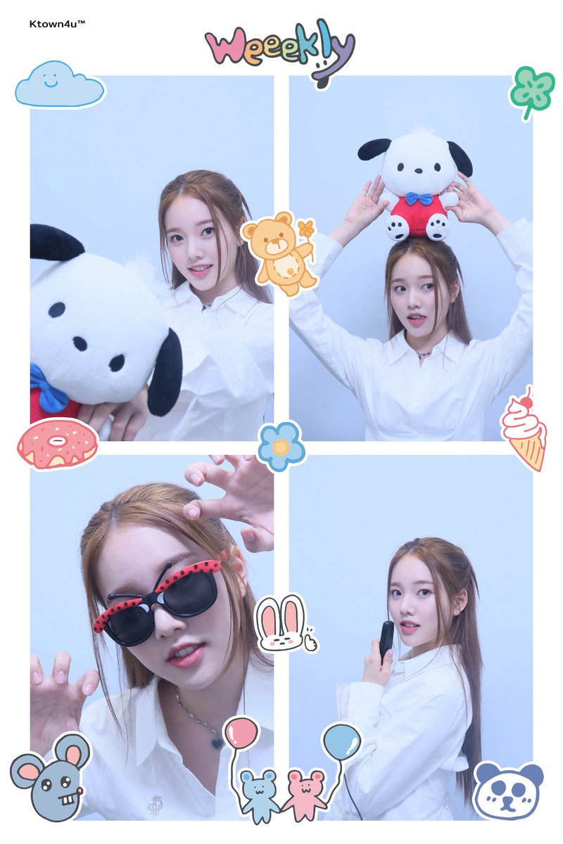by_Weeekly's tweet photo. [#이수진]
뚜딘네컷💕

데일리! 이 포즈로 사진 많이 찍어줘요🤍

#Weeekly #위클리
#LeeSoojin https://t.co/0fYWSmdAik