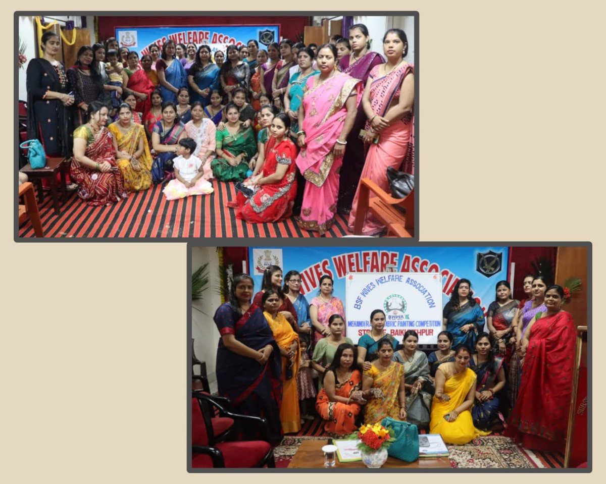 stcbsfnb's tweet photo. #BWWAWeek
BWWA Week started @stcbsfnb with members enthusiastically participating in Rangoli, Fabric painting competition, Flute performance and Singing & Dancing. Smt. Sarita Sharma, BWWA Head @stcbsfnb appreciated the contribution of all prahari sanginies.
@BWWA_India https://t.co/Jcu4Xu5sdg