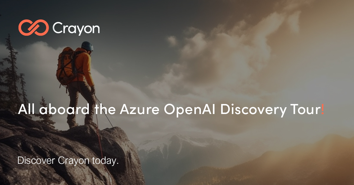 MeaCrayon's tweet photo. We can help you to optimize your business by choosing the right LLM technologies starting with Azure OpenAI Discovery Tour 🛣​
https://t.co/pK42gVXWNc  ​
​
#Crayon360 https://t.co/L7BATGCy4P