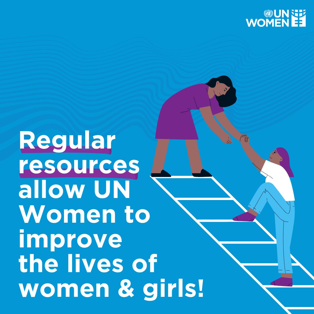 To achieve #GenderEquality, we put women and girls at the heart of the solutions when addressing inequality, environmental degradation and economic instability.

Regular resources make our work possible: unwo.men/TSkI50PKh7b

#FundingGenderEquality