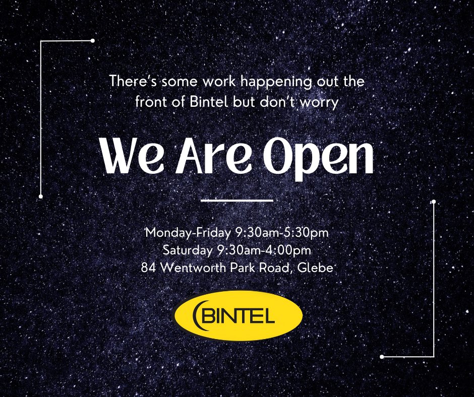 BintelShop's tweet image. There's going to be road works out the front of BINTEL as part of the New Sydney Fish Market, but don't worry, we're still open while this happens.

Will be worth it - Telescopes with Fish n' Chips n' Sushi across the street!
#bintel #telescopes #astronomy #newsydneyfishmarket
