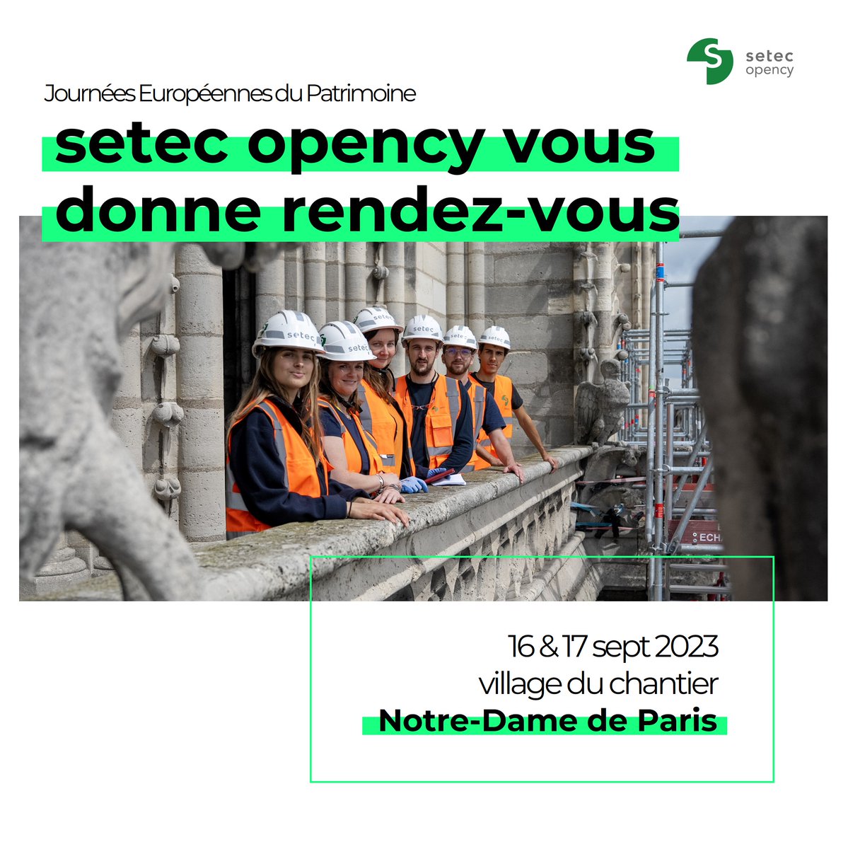 setec opency (@setecopency) on Twitter photo 📢 <a href="/setecopency/">setec opency</a> vous donne rdv aux #Journeesdupatrimoine à Notre-Dame de Paris
📅 Rendez-vous les 16 et 17 septembre2023
#JEP2023 #setecopency #ingénieursetcitoyens #NotreDame #Paris 📢 <a href="/setecopency/">setec opency</a> vous donne rdv aux #Journeesdupatrimoine à Notre-Dame de Paris
📅 Rendez-vous les 16 et 17 septembre2023
#JEP2023 #setecopency #ingénieursetcitoyens #NotreDame #Paris