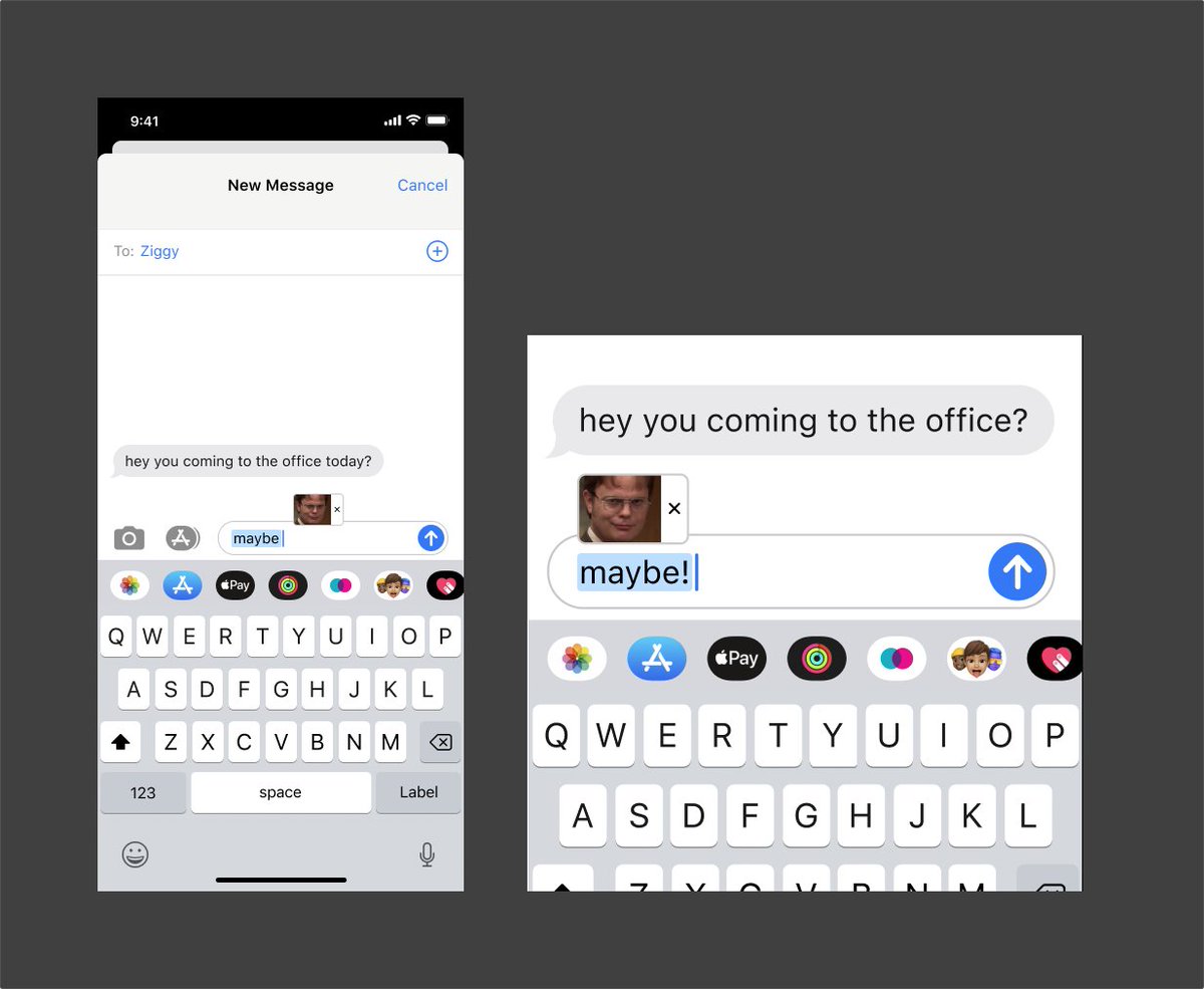 fairpixelsco's tweet photo. What if we had GIF autocomplete?

#UI #Satire https://t.co/anPWP78jbO
