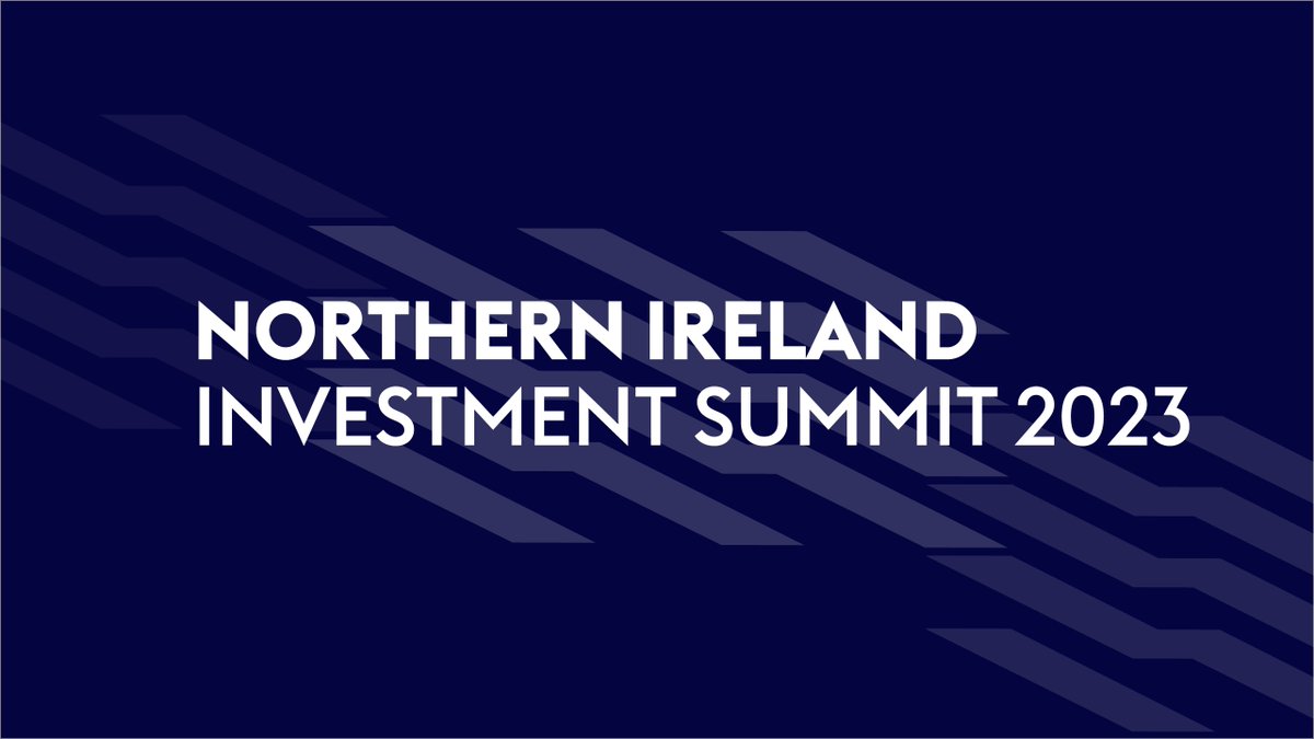 Today kicks off #NIIS23! Here are four things happening across the next two days: 1⃣200 international delegates visiting NI. 2⃣Showcases of our internationally renowned sectors. 3⃣A line up of international and local business leaders. 4⃣Sharing Northern Ireland success stories.