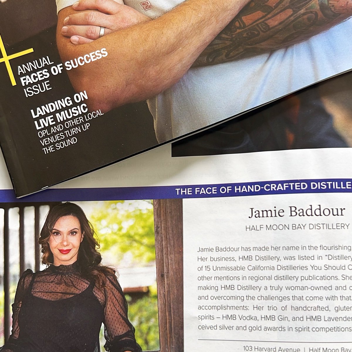 HMBDistillery's tweet photo. September’s Issue of Coastside Magazine #facesofsuccess #local #coastal #distillery #womanowned https://t.co/n3hMoEXCtV