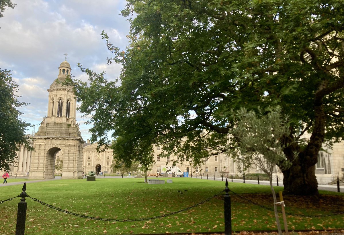 First day of #teaching of the year and #TrinityCollegeDublin from a different perspective! What an exciting day! 🤩