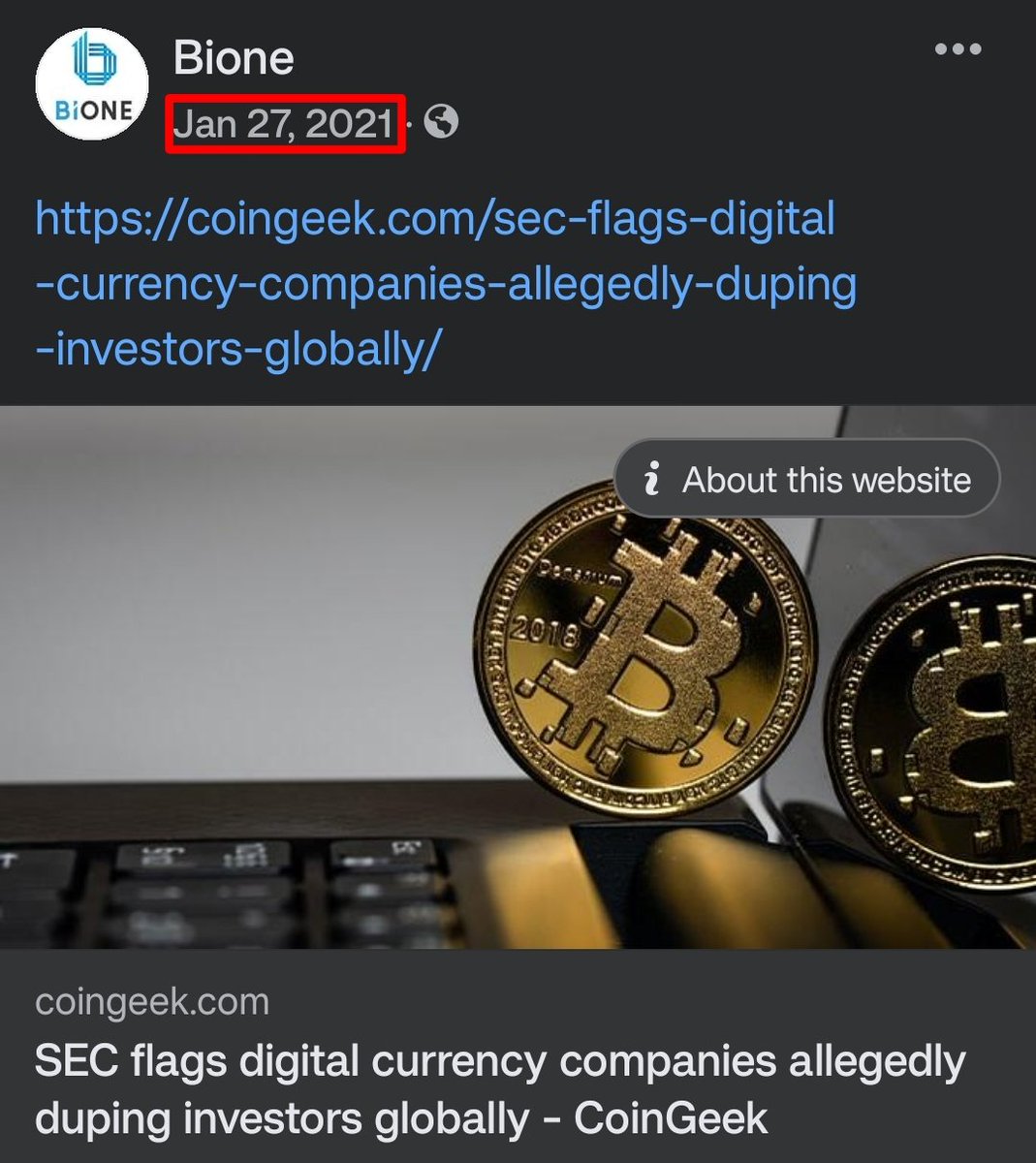 ParrotCapital's tweet photo. 🚨 BINANCE FRAUD 🚨
🚩 Why does #BiONE, a top crypto exchange for $BNB trading volume in the last 24 hours, have a Facebook profile which stopped posting updates in 2021?
🚩 Why was their app was removed from @GooglePlay?
🚩 Why did they vanish?
6/x 🧵 https://t.co/hOmauRjoMf