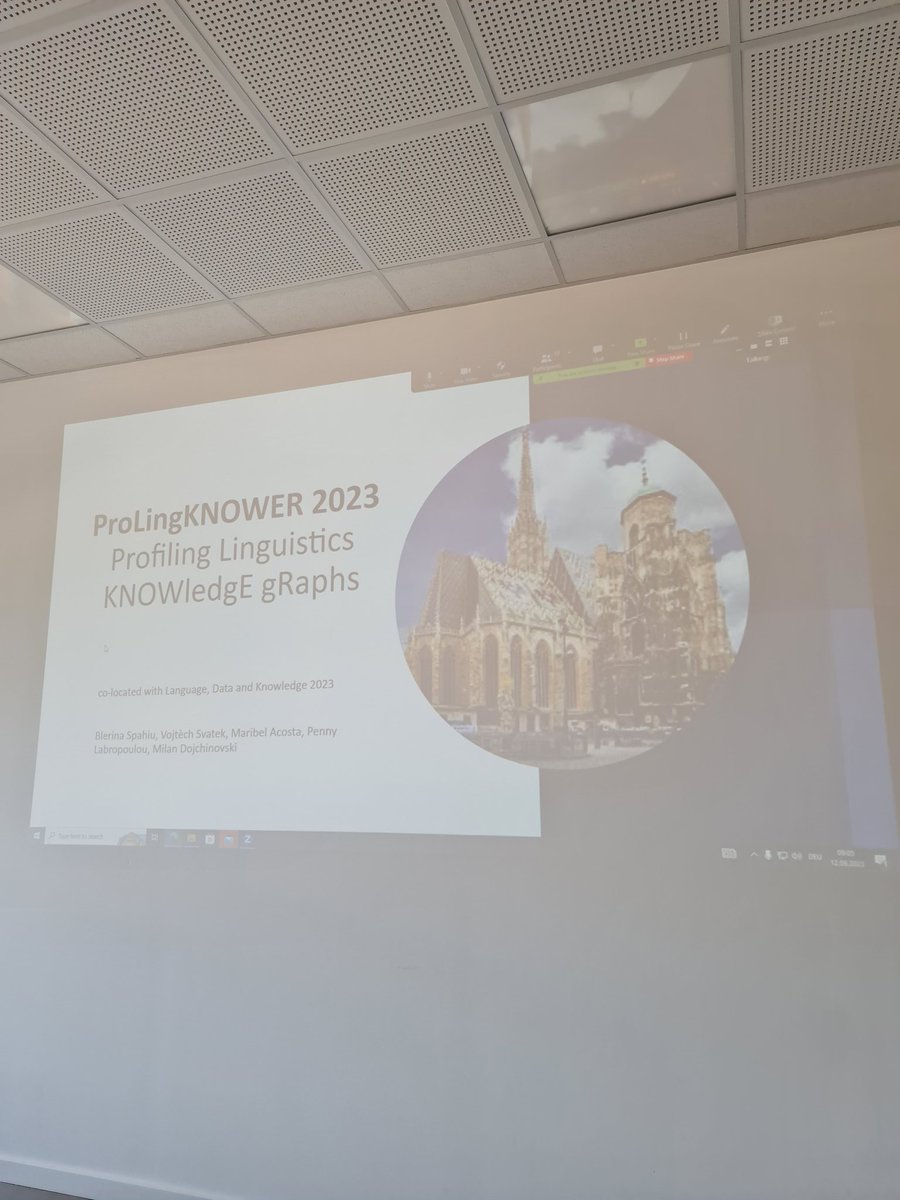 blerinaspahiu's tweet image. ProLingKNOWER workshop is about to start #ldk2023