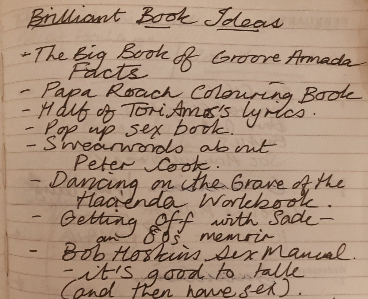 Happy birthday @DawnHFoster! Her great friend Lynsey Hanley has written about Dawn in her new intro to the seminal ‘Estates’. We did an event @LRBbookshop to coincide with Dawn’s last birthday, which concluded with a list of ‘brilliant book ideas’ she jotted down in her notebook.